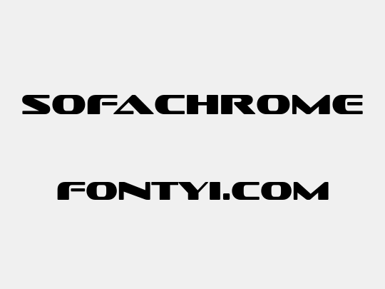 Sofachrome