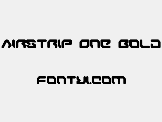 Airstrip One Bold