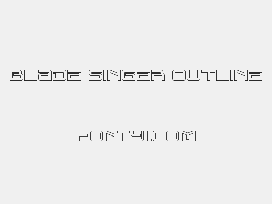Blade Singer Outline