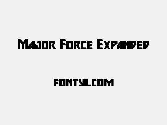 Major Force Expanded