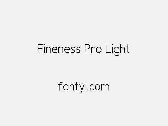 Fineness Pro Light