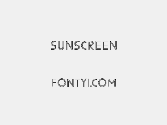 Sunscreen