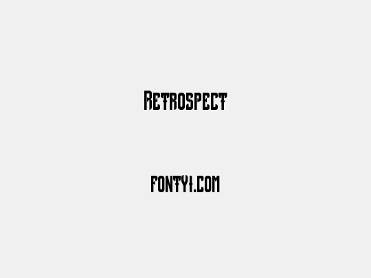 Retrospect