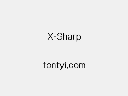 X-Sharp