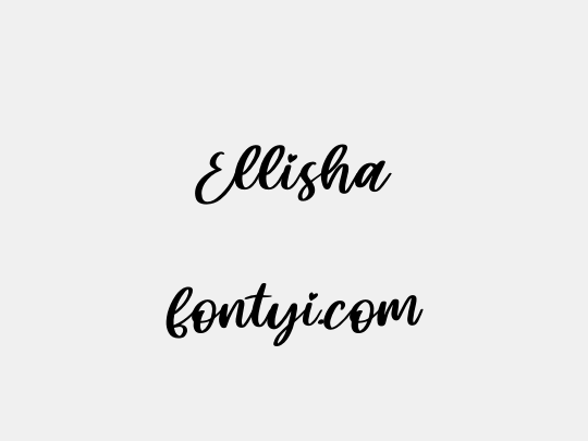 Ellisha