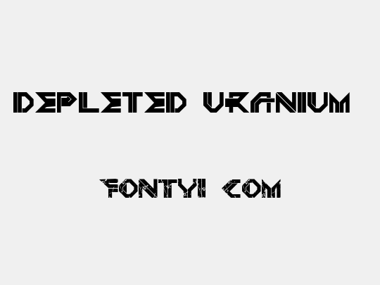 DEPLETED URANIUM 
