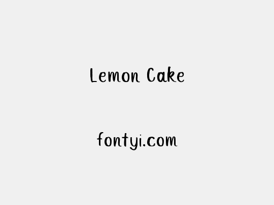 Lemon Cake