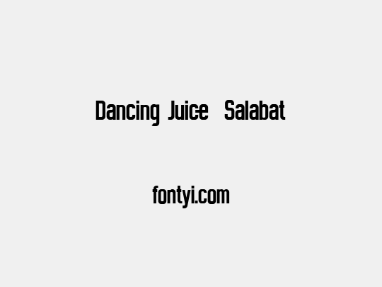 Dancing Juice  Salabat