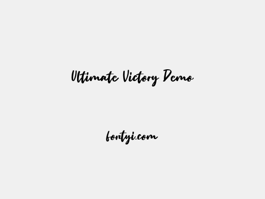 Ultimate Victory Demo