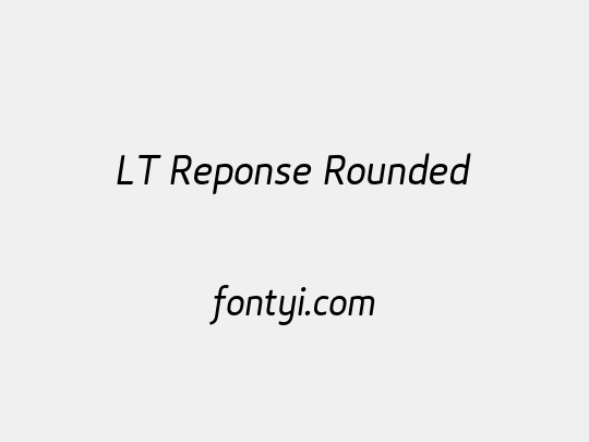 LT Reponse Rounded
