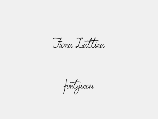 Fiona Lattina