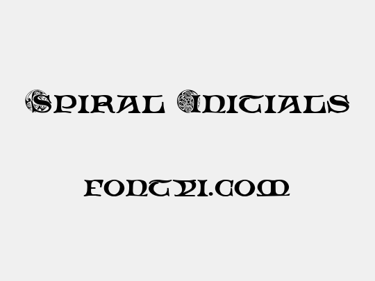Spiral Initials
