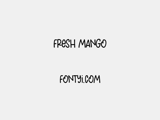Fresh Mango