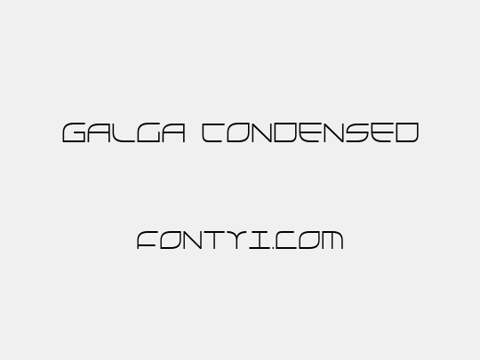 Galga Condensed