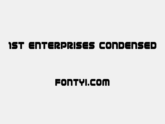 1st Enterprises Condensed