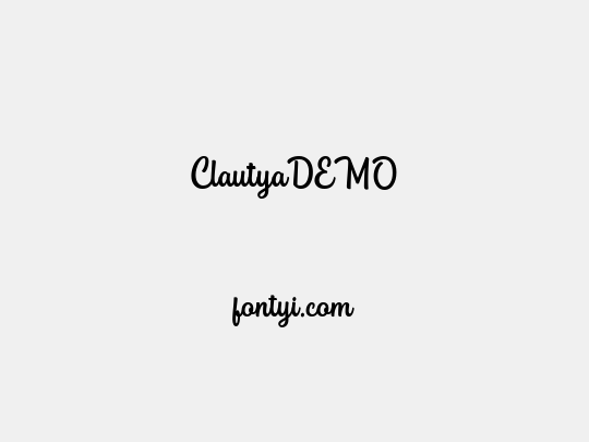 ClautyaDEMO