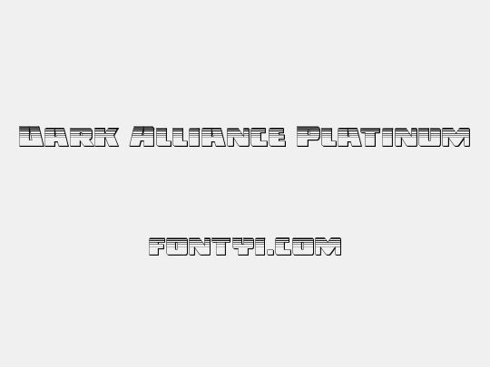 Dark Alliance Platinum