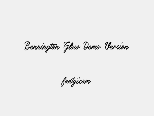 Bennington Glow Demo Version