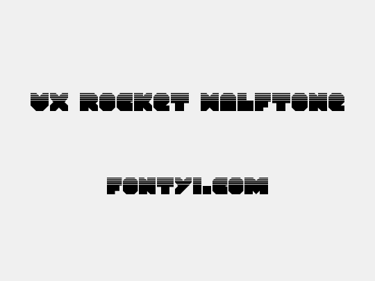 VX Rocket Halftone