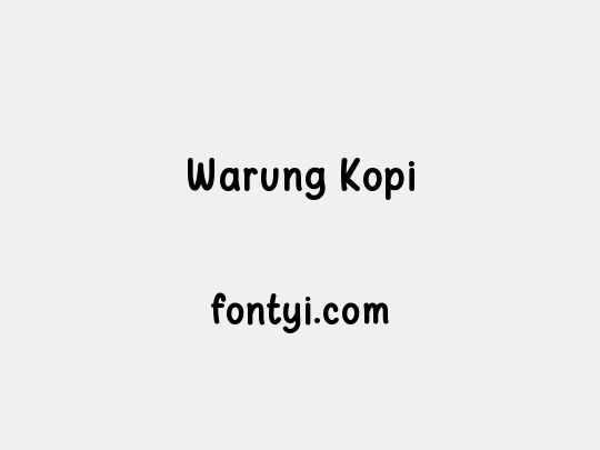 Warung Kopi
