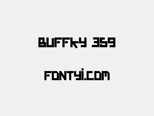 BUFFKY 359