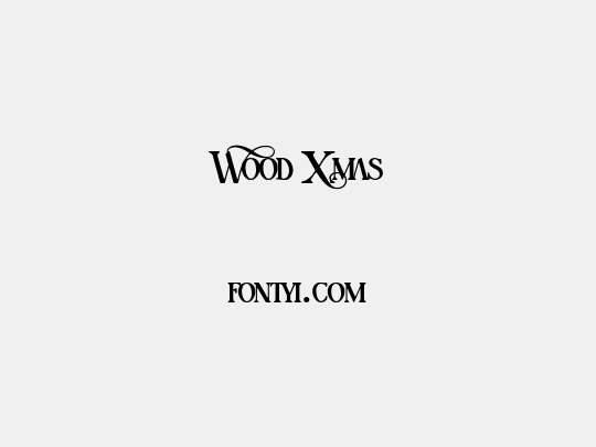 Wood Xmas