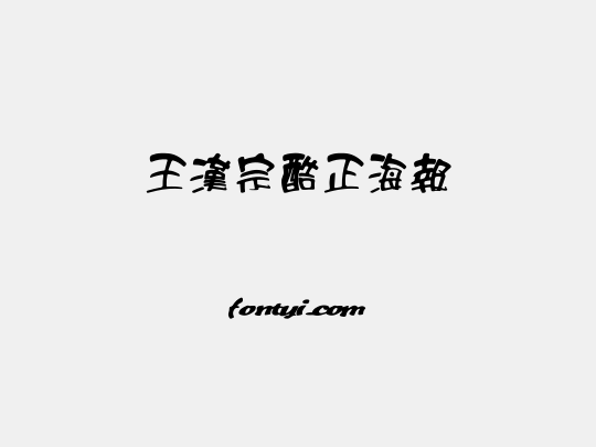 王漢宗酷正海報