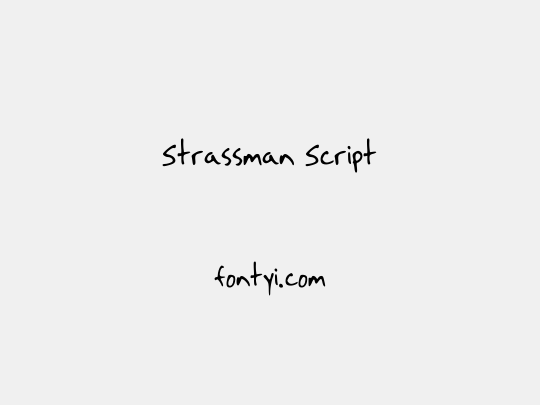 Strassman Script