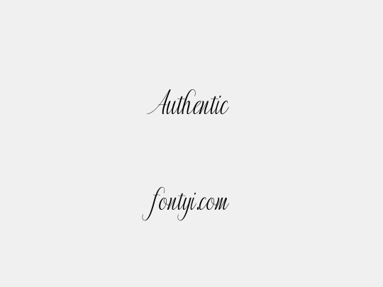 Authentic