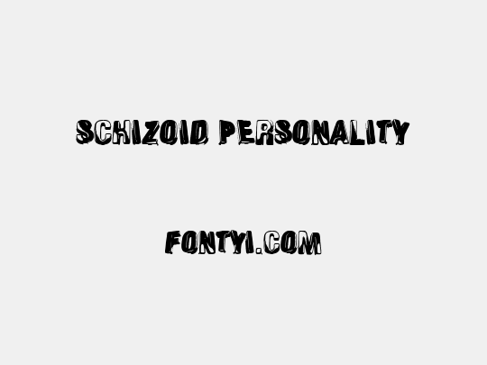 Schizoid Personality