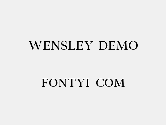 Wensley Demo