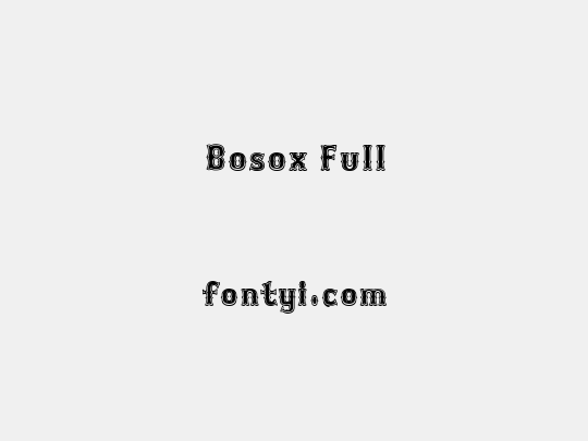 Bosox Full
