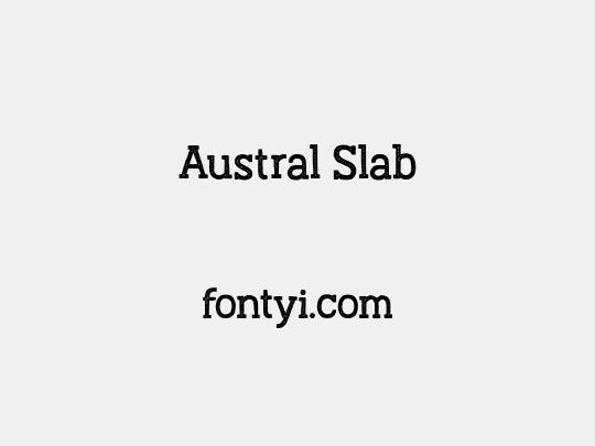Austral Slab