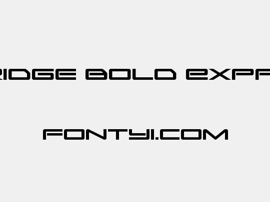 Sky Ridge Bold Expanded