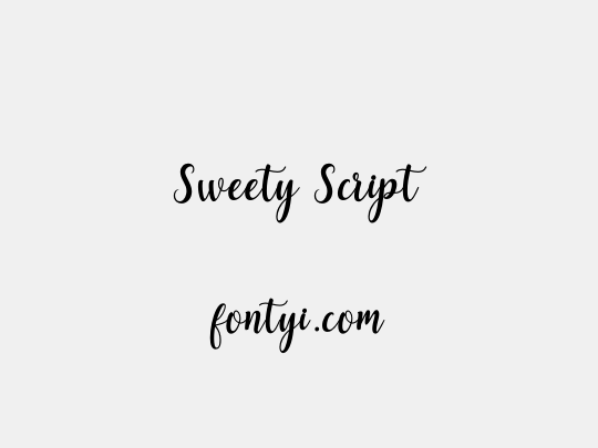Sweety Script