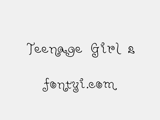 Teenage Girl 2