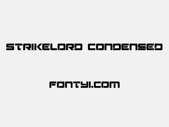 Strikelord Condensed