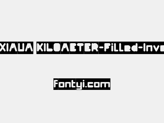 MAXIMUM KILOMETER-Filled-Invers
