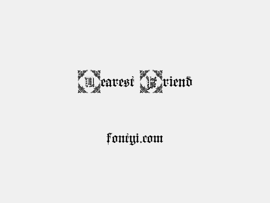 Dearest Friend