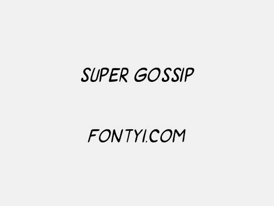 Super Gossip