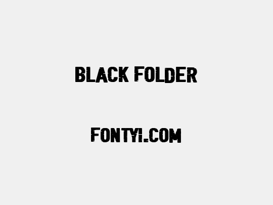 Black Folder