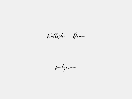 Kallisha - Demo