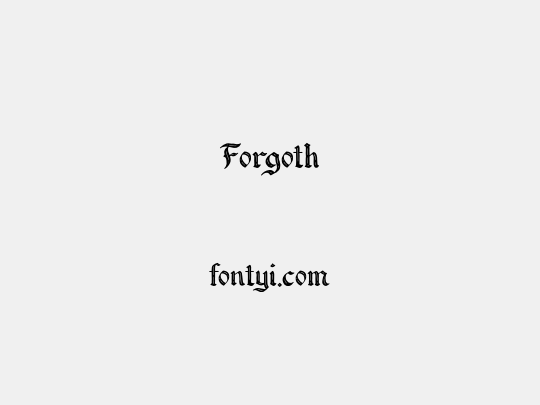 Forgoth