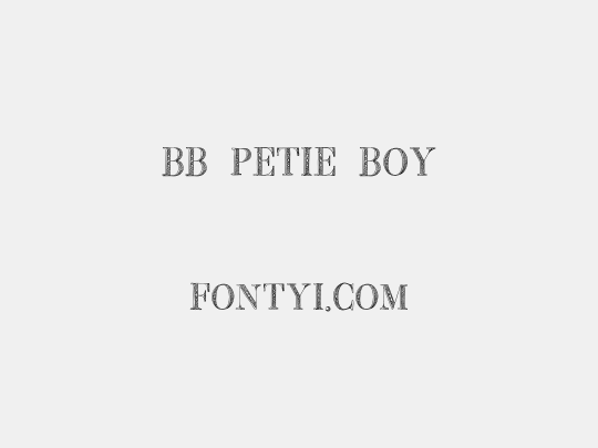 BB Petie Boy
