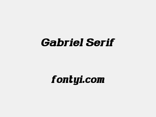 Gabriel Serif