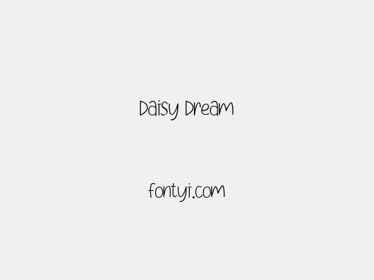 Daisy Dream