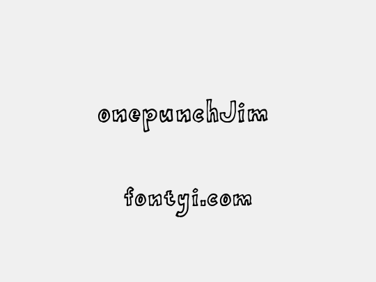 onepunchJim 