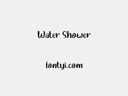 Water Shower