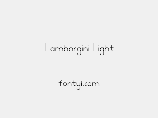 Lamborgini Light