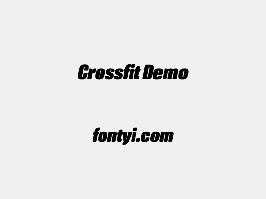 Crossfit Demo